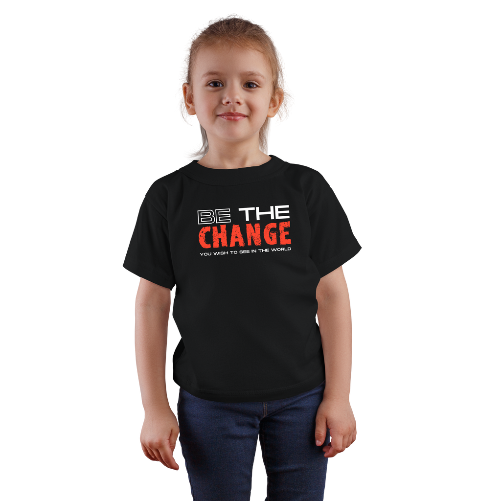Be The Change Black Unisex T-Shirt